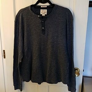 Lucky Brand XXL Navy Blue Long sleeve